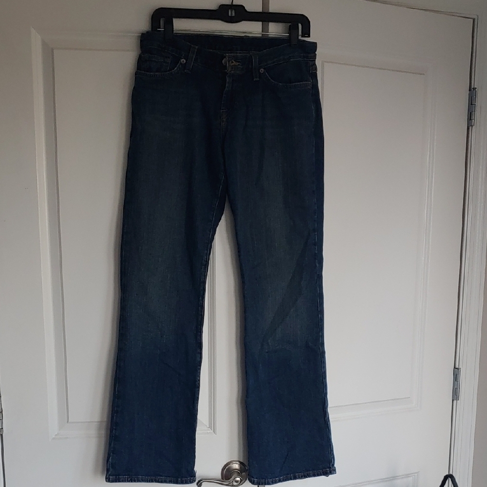 Lucky Brand Medium Blue Soho Flare Jeans